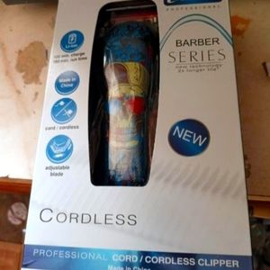 Barber series cordless hair clippers with all attachments and scissors